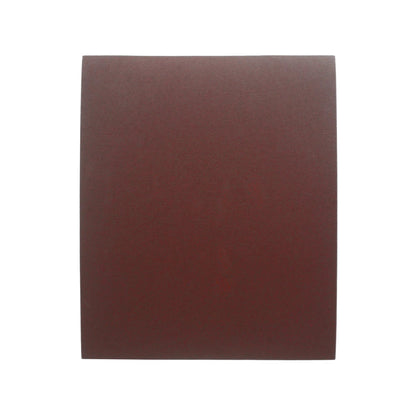 Lija de esmeril abrasiva marrón rojizo para lijado de madera y metal
