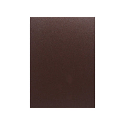 Lija de esmeril grano 80, hoja rectangular marrón oscuro con textura abrasiva