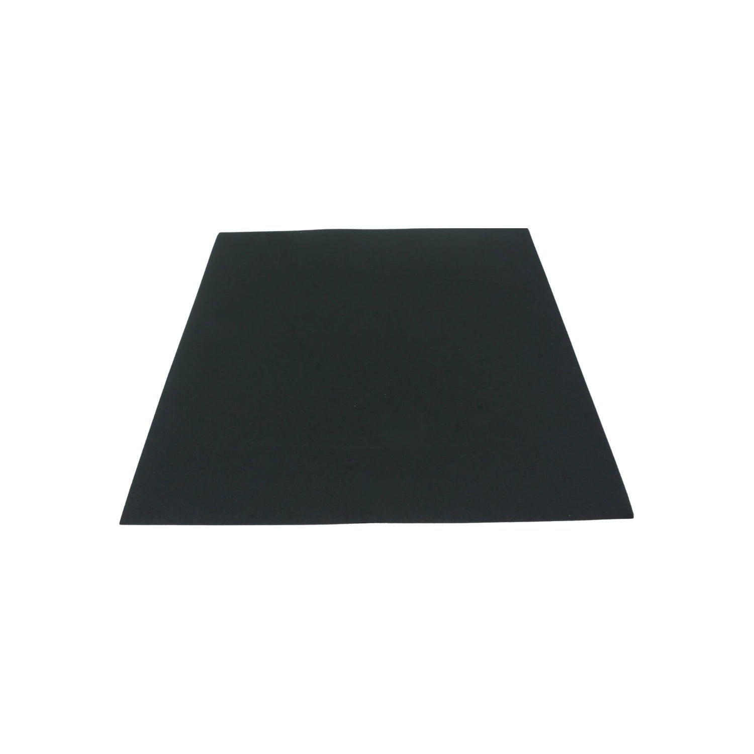 Lija de agua grano 180, hoja rectangular negra para lijado fino de superficies