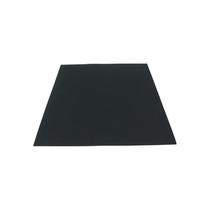 Lija de agua grano 180, hoja rectangular negra para lijado fino de superficies