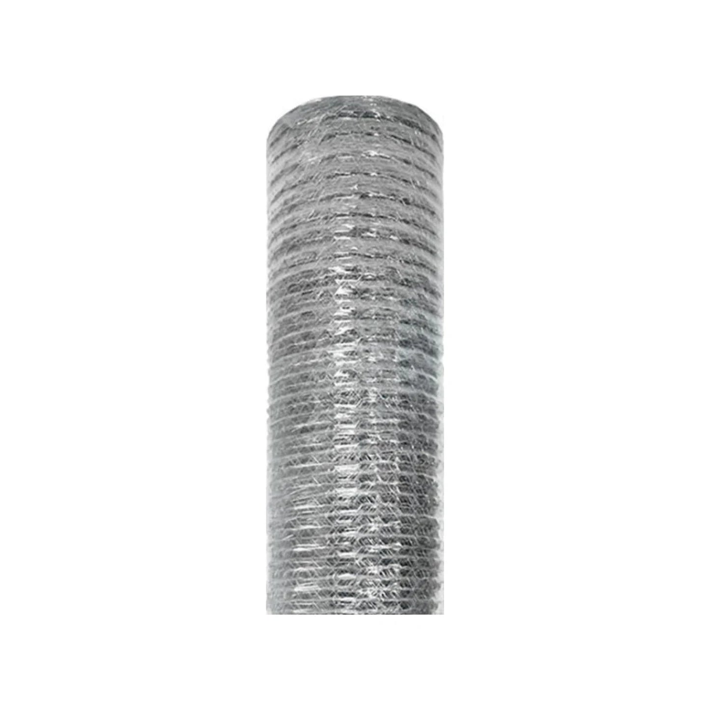 Rollo de malla hexagonal calibre 22 galvanizada para gallinero y cercados