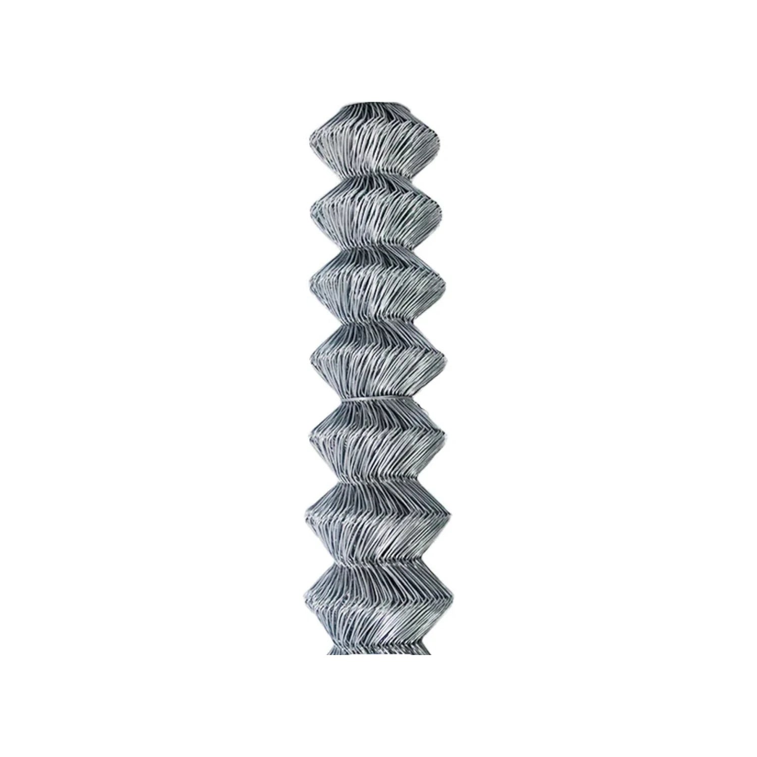Malla ciclónica de alambre galvanizado en rollo para cercas perimetrales y seguridad