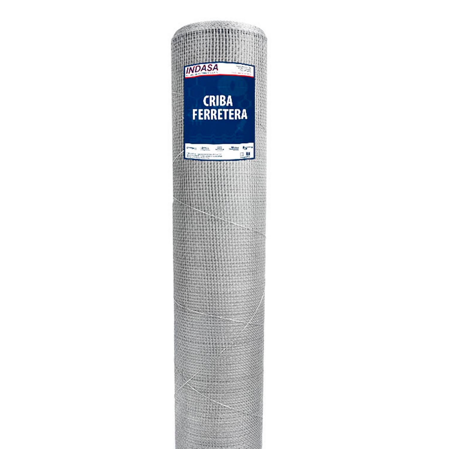 Criba galvanizada.,Fabricada con alambre suave que facilita su manejo.,Ideal para la fabricaciÃ³n de jaulas y filtros, para cribar arena y semillas.,10 metros.,Abertura por pulgada 4 x 4