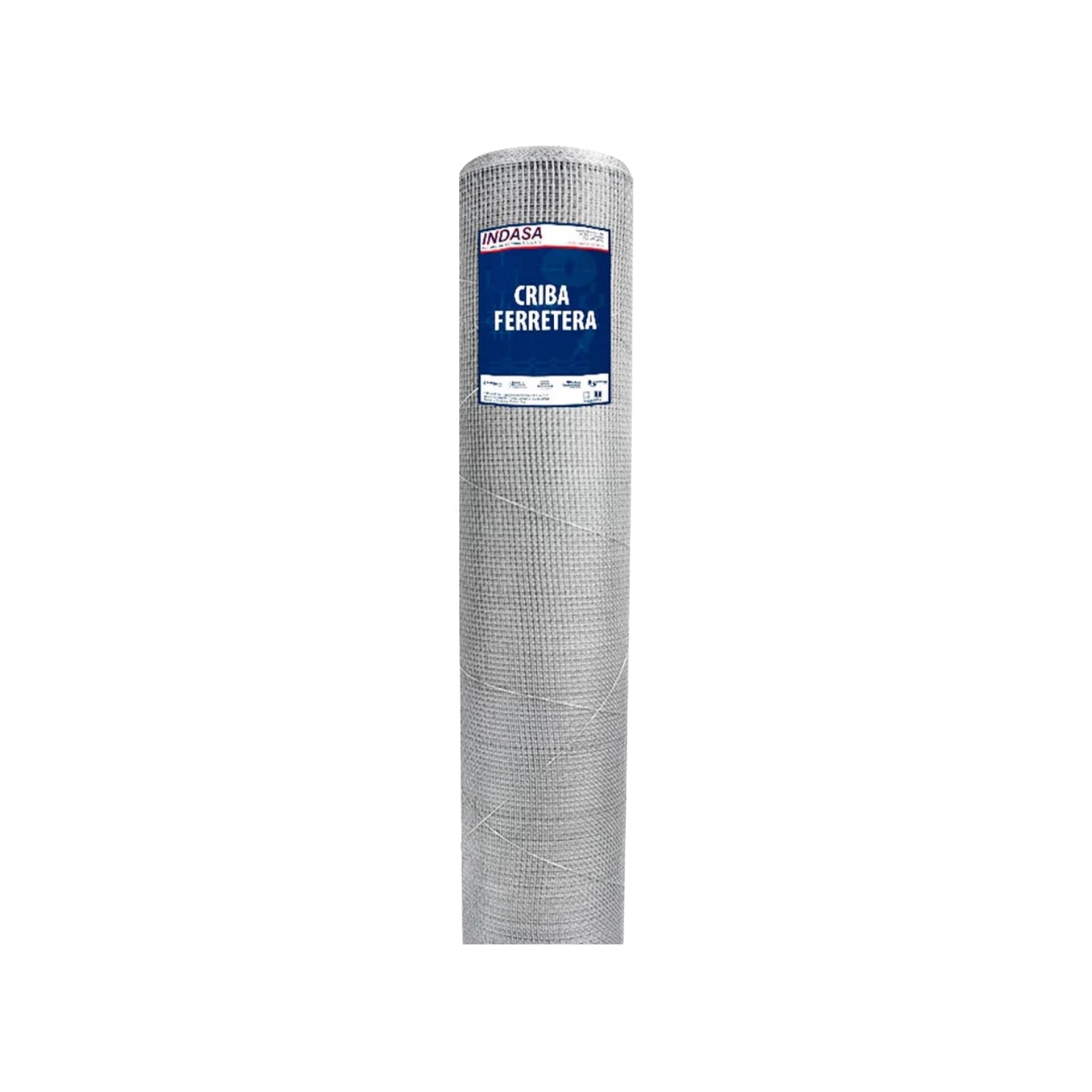Rollo de malla de alambre galvanizado Indasa, tela arenera para construcción y cernido de materiales