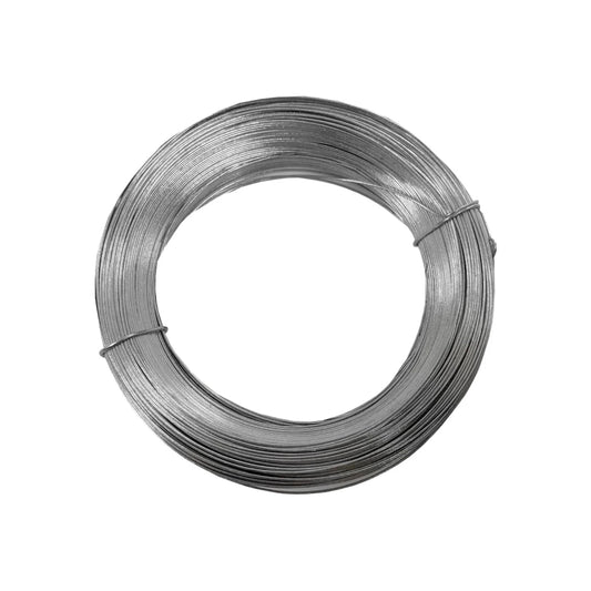 Alambre galvanizado calibre 14 en rollo, 1 kg, para construcción y amarres