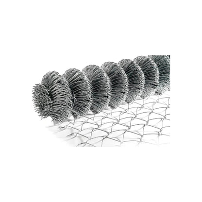 Rollo de malla ciclónica galvanizada calibre 12.5 Indasa 2x20m para cercado de seguridad