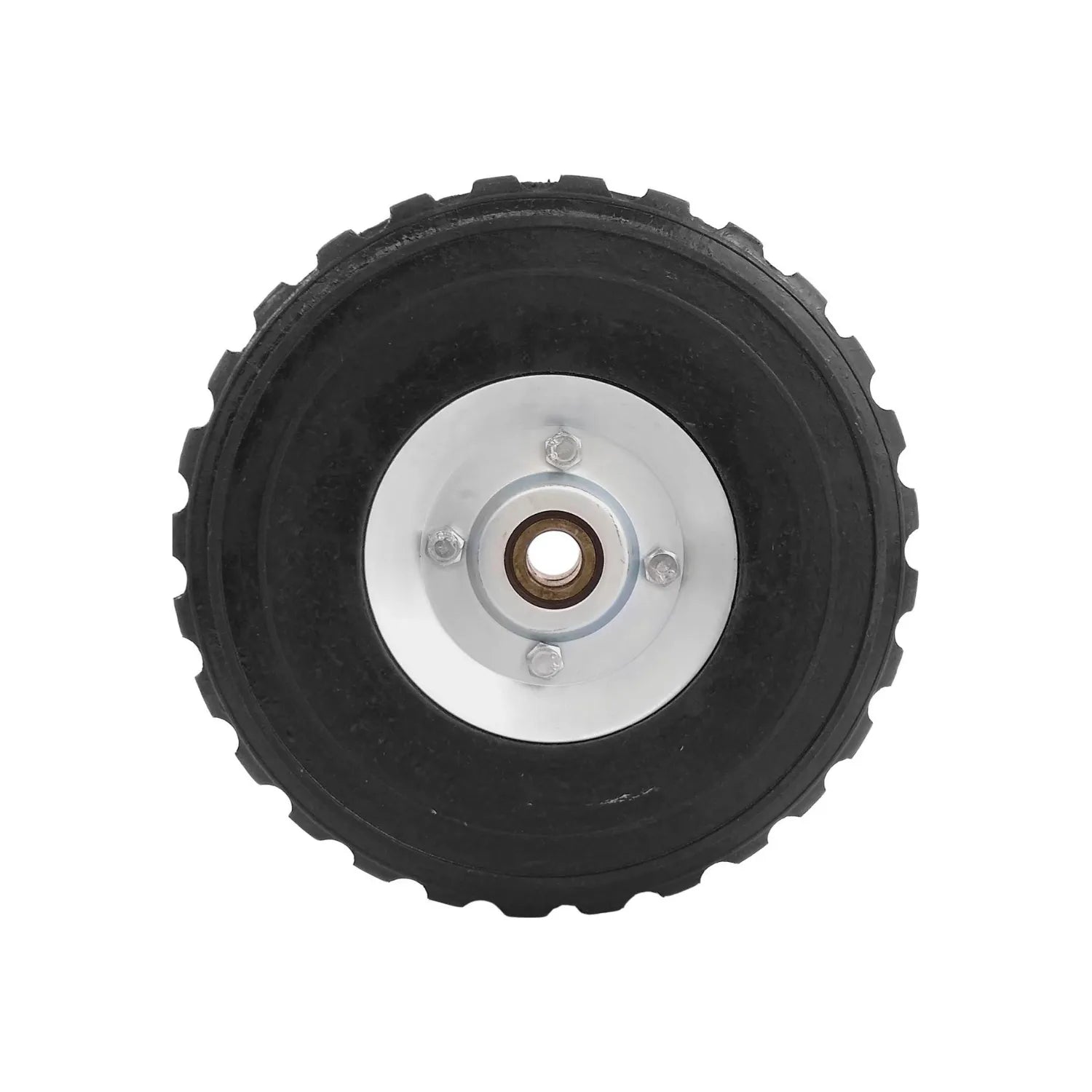Rueda hule de 9",Para diablo.,Cuenta con 2 baleros.