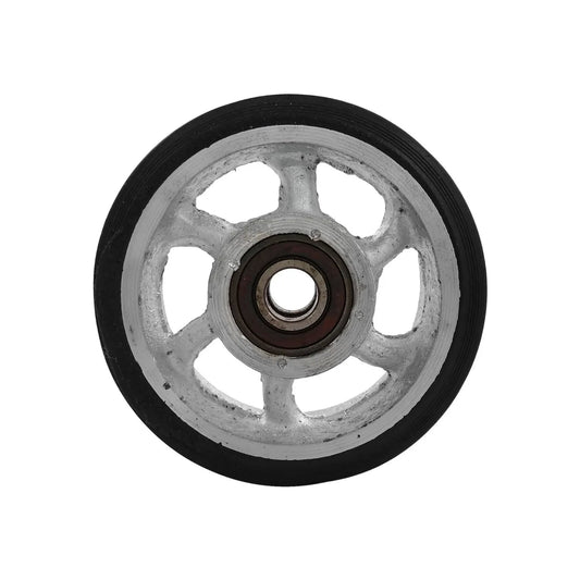 Rueda hule de 5",Para diablo.,Rin de rayos.