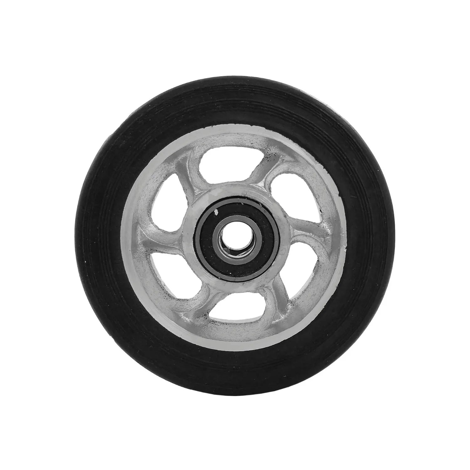 Rueda hule de 6", Para diablo., Rin de rayos.