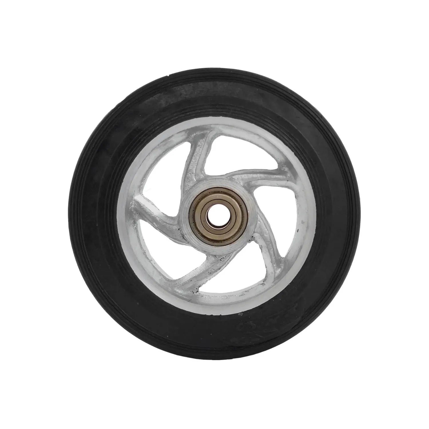 Rueda hule de 8", Para diablo., Rin de rayos.