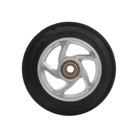 Rueda hule de 8", Para diablo., Rin de rayos.