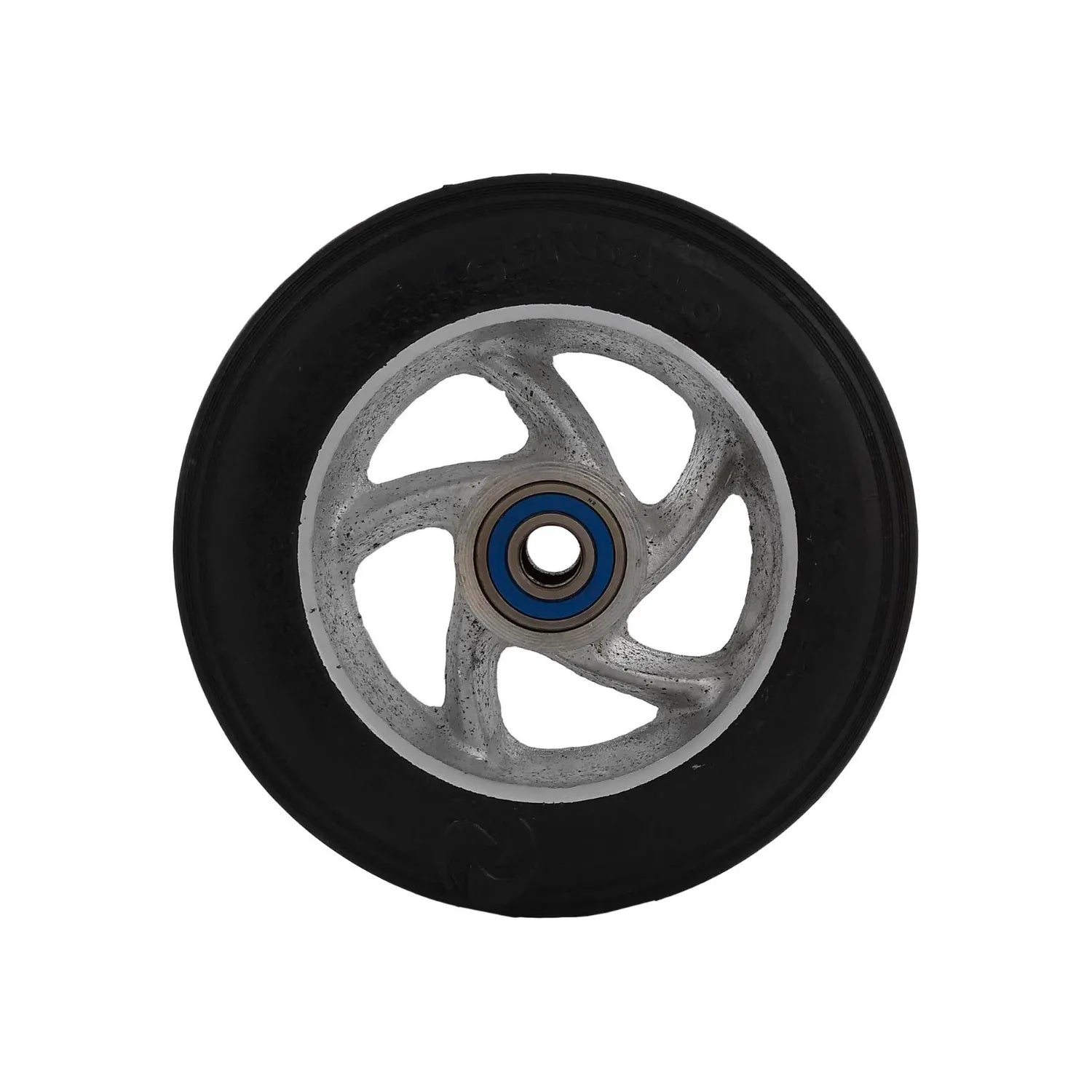Rueda hule de 12"x3", Para diablo., Rin de rayos.