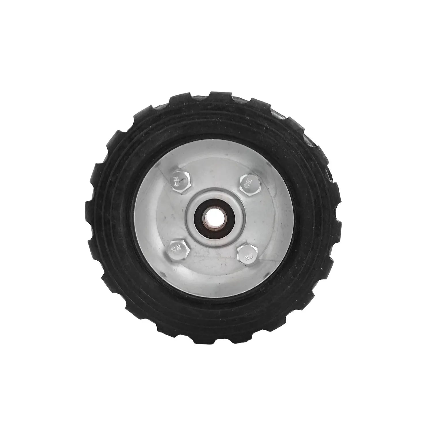 Rueda hule de 5", Para avalancha., Cuenta con un balero.