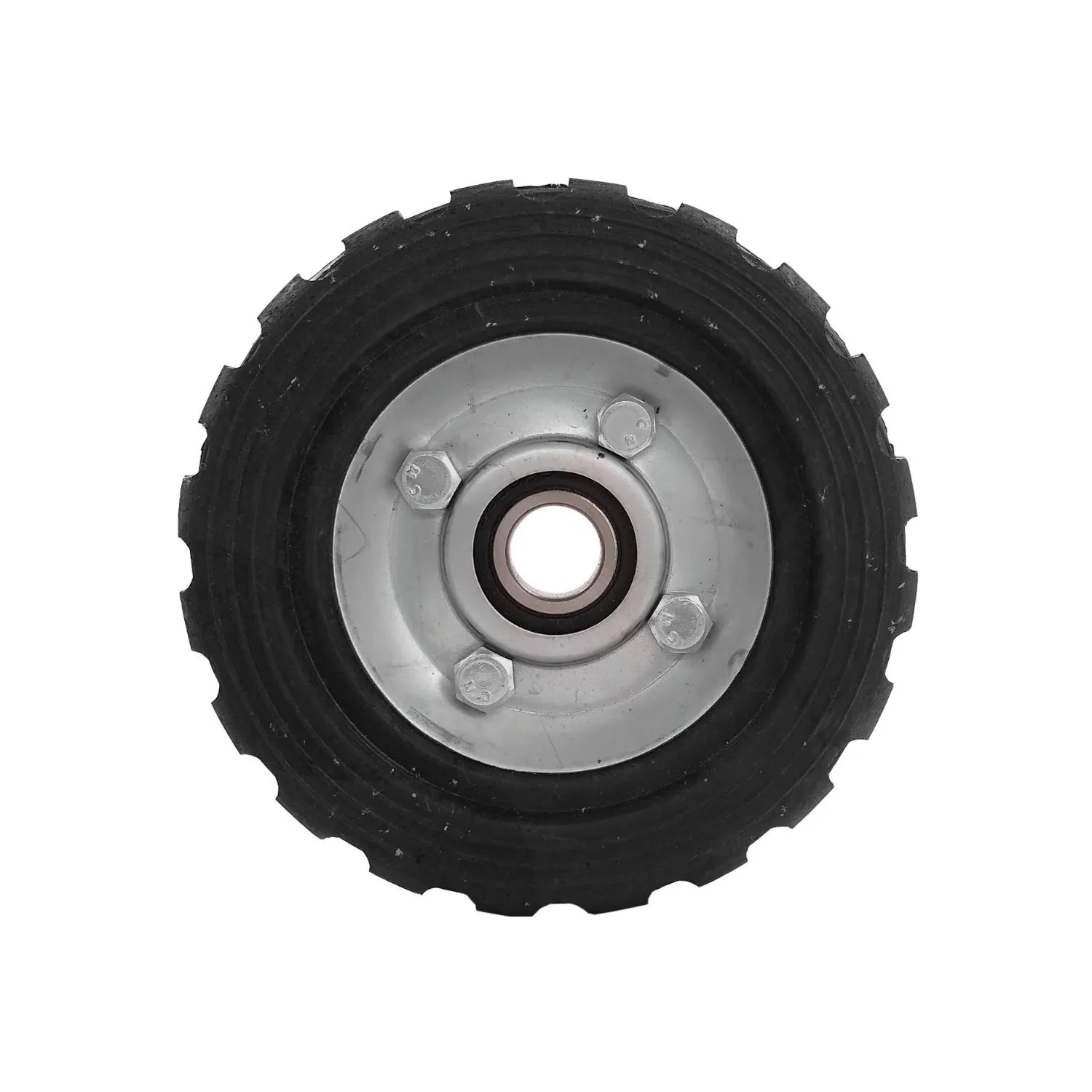 Rueda hule de 5", Para diablo., Cuenta con 1 balero.