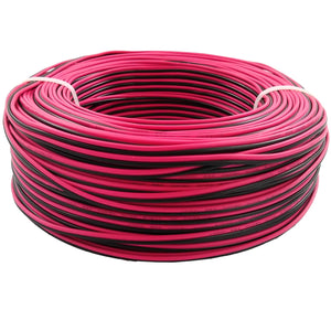 Forro de PVC,100 metros de largo.,Calibre 22 AWG,Cable bicolor.,Ideal para bocinas.