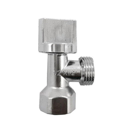 Fabricada en latón.,Medida 1/2"x1/2",Llaves: 1/4" de vuelta.
