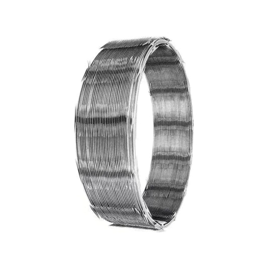 Calibre 18,Acabado galvanizado.,Navaja larga de 4 puntas incisivas.,Fabricada en lámina de acero.