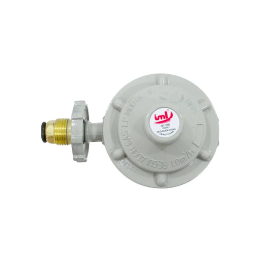 Regulador para gas LP.,Vía punta suave.,Maneral PLRN-1PME.,Minimo-12,Volumen 24,Capacidad de 0.8 m3/h