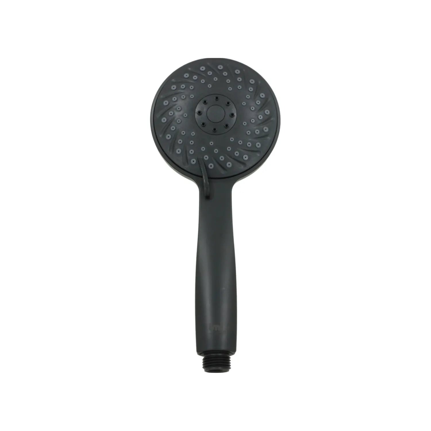 Regadera de teléfono negra ABS, rociador de mano con selector de chorros ajustable para baño y ducha.