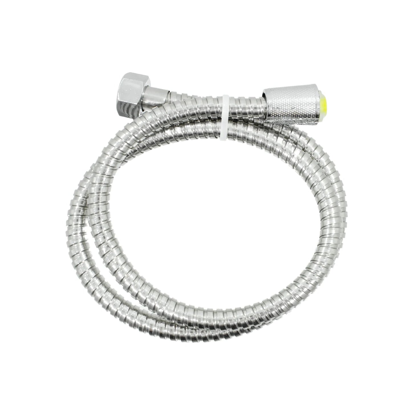 Manguera flexible metálica cromada para regadera de baño 1 metro