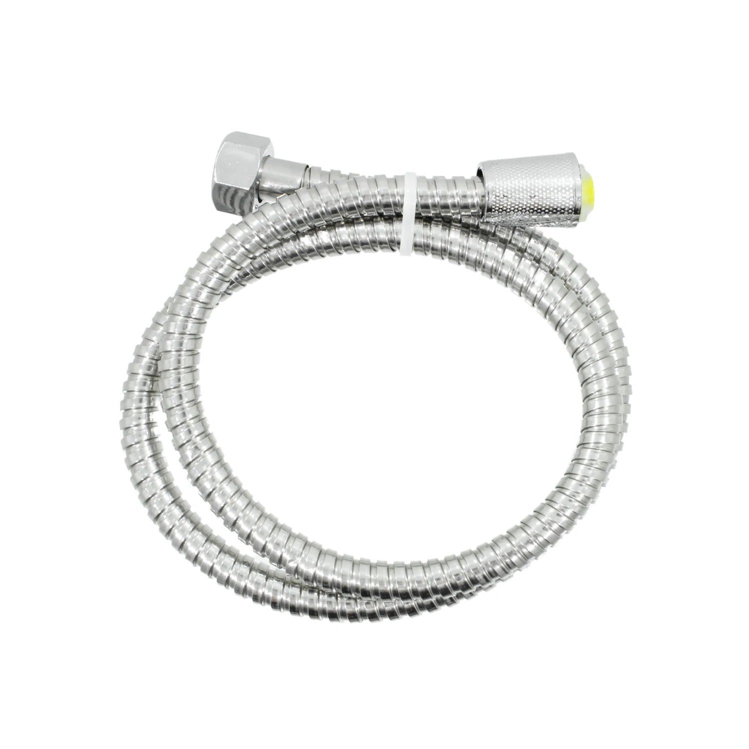 Manguera flexible metálica cromada para regadera de baño 1 metro