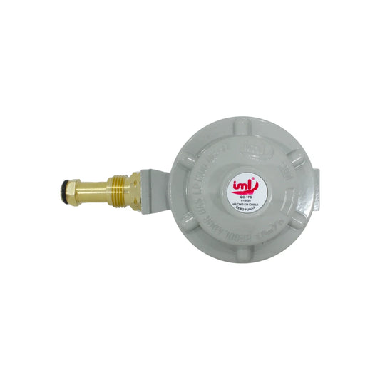 Información Técnica., Entrada pol y tuerca izquierda y salida ½” hnpt, Para casa habitación de alto consumo de gas o uso., Presión 7 kgf/cm2 (100 psi), Certificación NOM\n\n<strong>La imagen puede diferir un poco del producto final.</strong> 