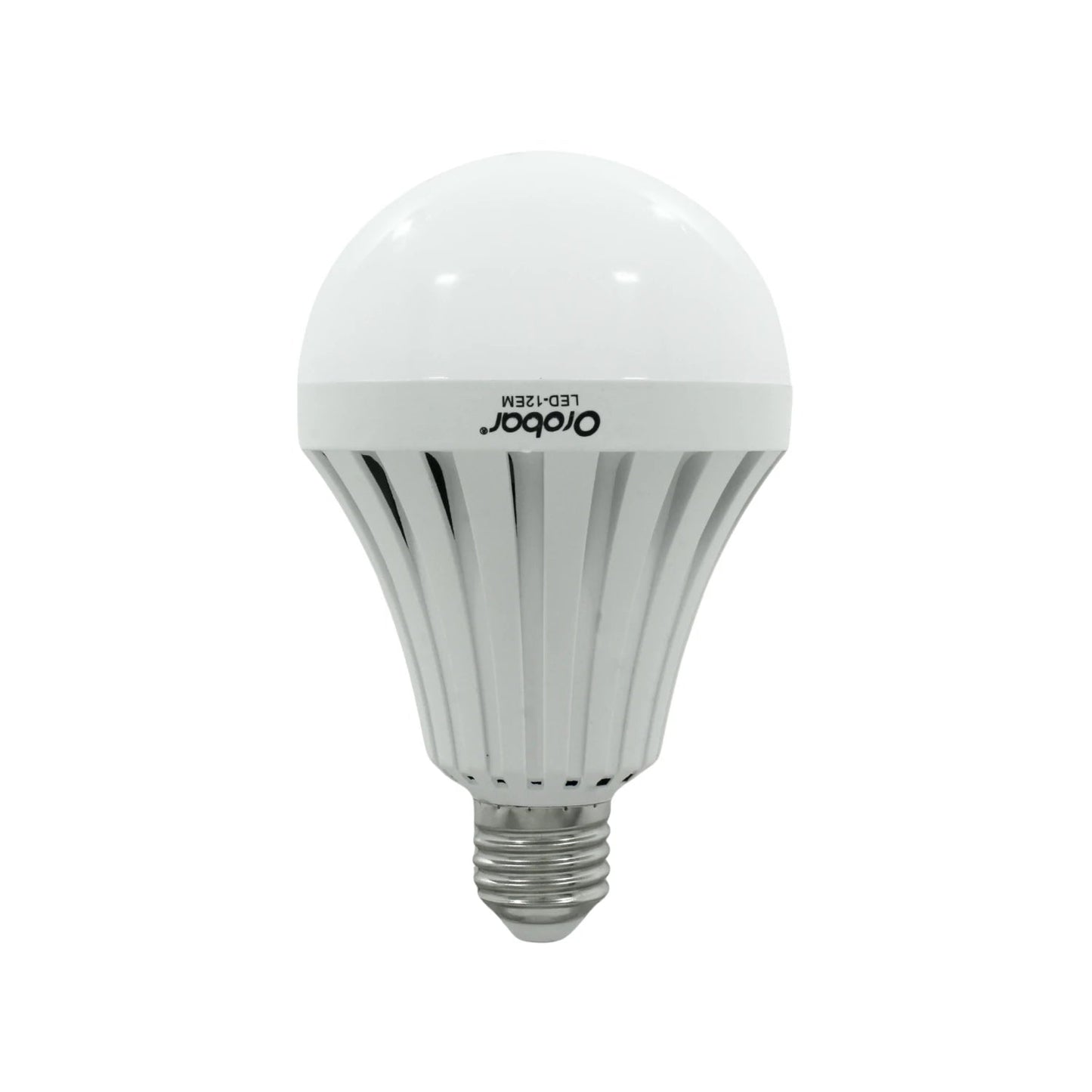 Lámpara LED recargable de emergencia tipo bulbo 12W blanca Orobar LED-12EM