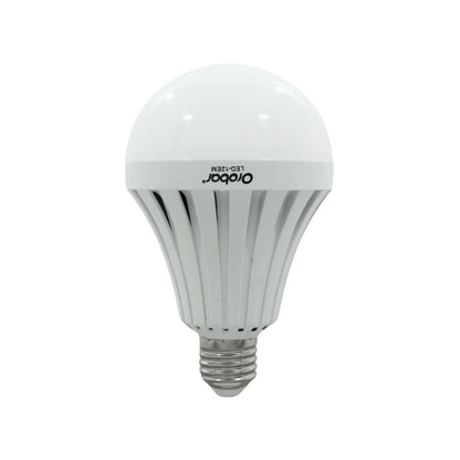 Lámpara LED recargable de emergencia tipo bulbo 12W blanca Orobar LED-12EM