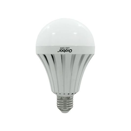Lámpara LED recargable de emergencia tipo bulbo 12W blanca Orobar LED-12EM