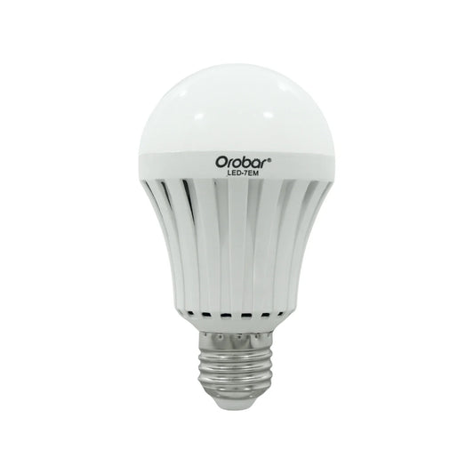 Lámpara recargable 7 W emergencía tipo bulbo Orobar LED-7EM