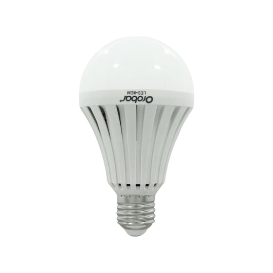 Foco LED Orobar recargable de emergencia 9W con base E27 blanco