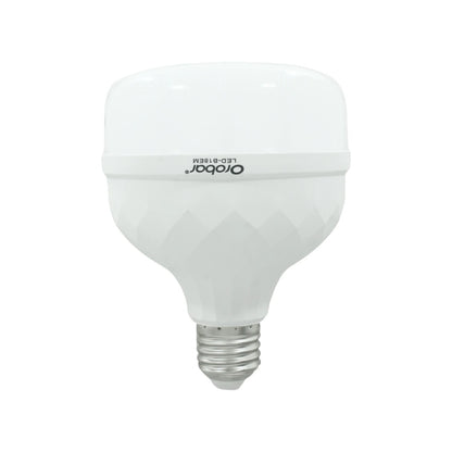 Foco bulbo LED Orobar LED-B18EM blanco de 18W, luz de emergencia, diseño tipo domo con base facetada