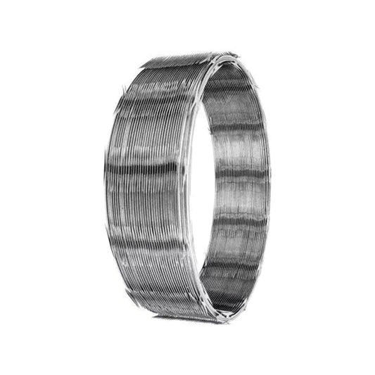 Concertina galvanizada rollo de alambre de púas con navajas para alta seguridad perimetral