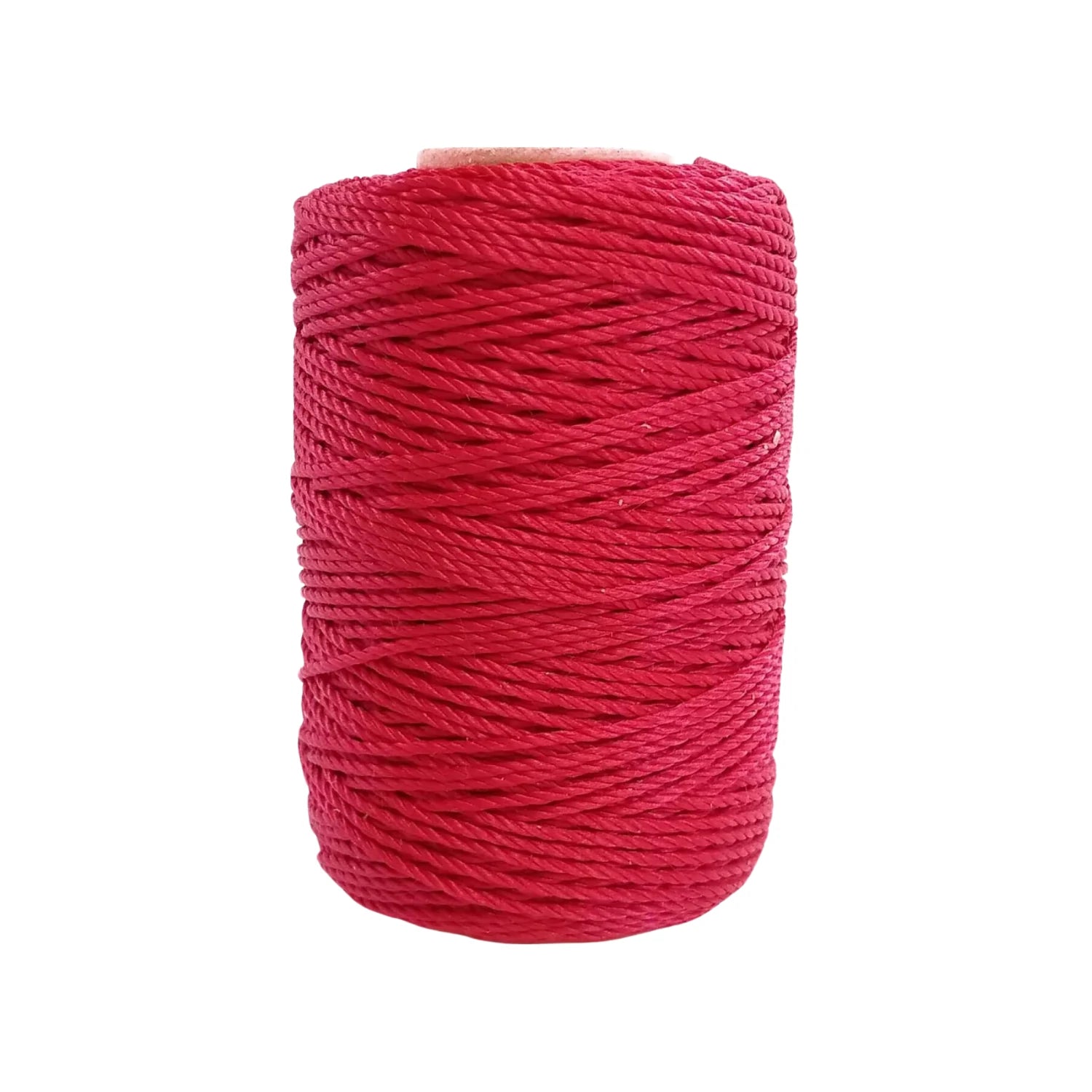 Carrete grande de hilo nylon rojo resistente para albañilería, marcaje y obras de construcción