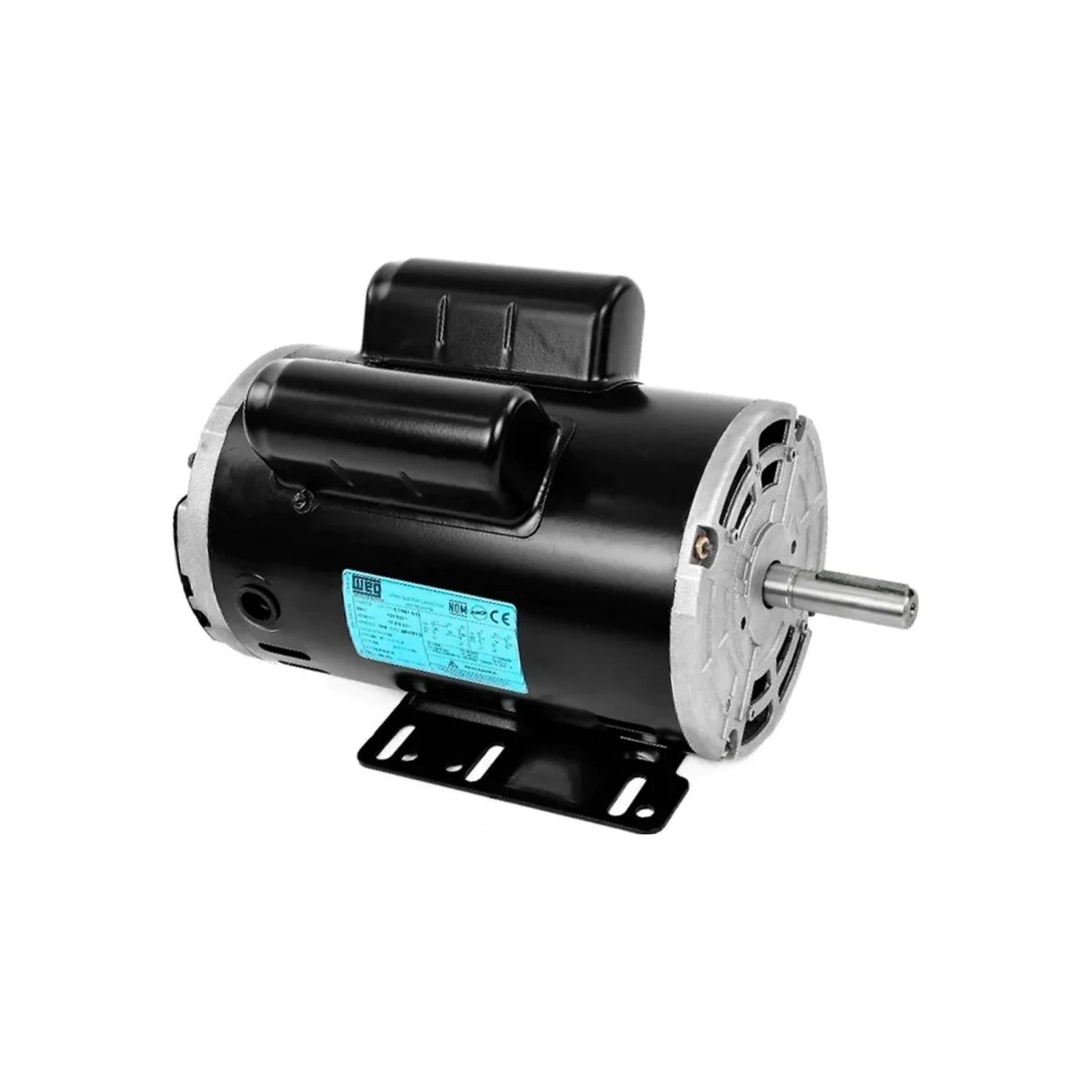 Motor eléctrico Weg negro 1.5 HP con base de montaje para uso industrial