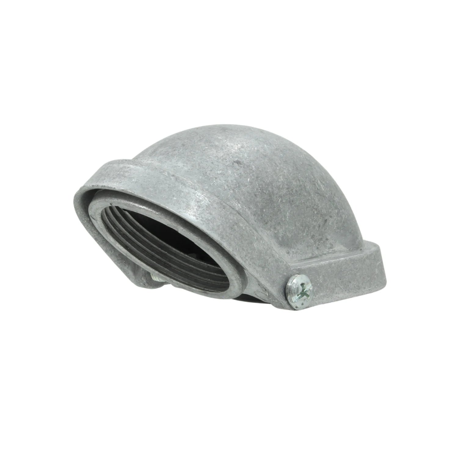 Mufa eléctrica 1 1/4" roscada, tipo LB, de aluminio gris para sistemas de conductos