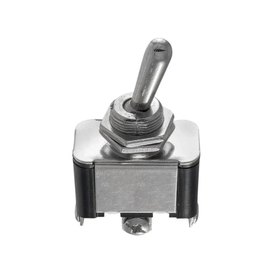 Potencia 2500 W,Voltaje: 250 V,Corriente: 10 A,Apagador de palanca de 3 tornillos.,Permite desviar o invertir el curso de una corriente eléctrica.