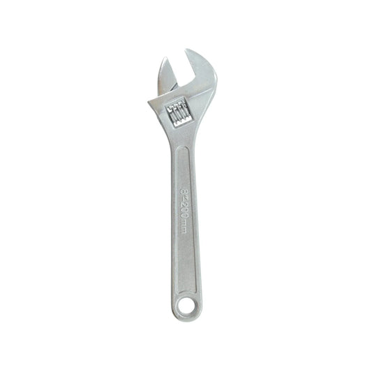 Llave ajustable.,Cromo vanadio.,Herramienta con terminado rugoso para un mejor agarre.,Apertura máxima de mordazas 15/16"