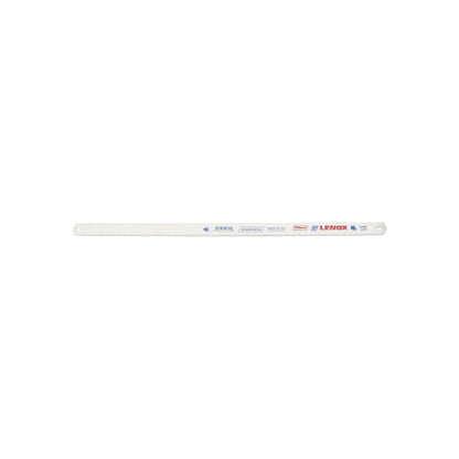 Segueta bimetálica Lenox 24 TPI para cortar metal medio, hoja de sierra profesional, color blanco.