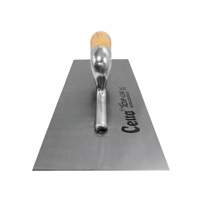 Llana lisa de acero Celta 10RL-14 con mango de madera para trabajos de albañilería