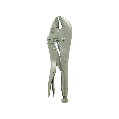 Pinza de presión Irwin Vise-Grip 10R de 10 pulgadas con mordaza recta plateada