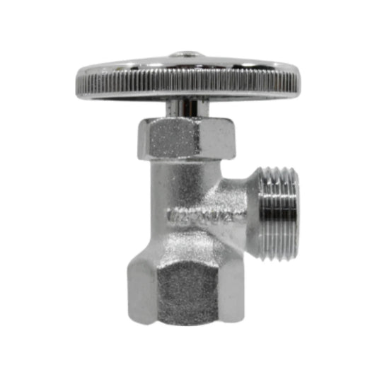 Llave angular con rosca 1/2" Ekon 401104