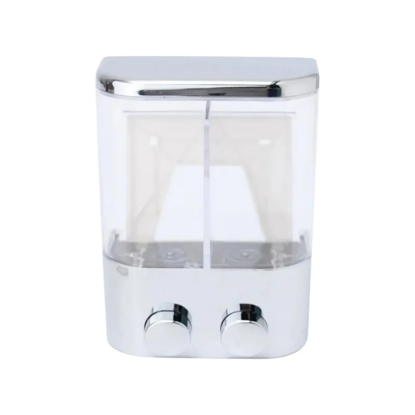 Dispensador doble ABS cromado Metalflu 70120