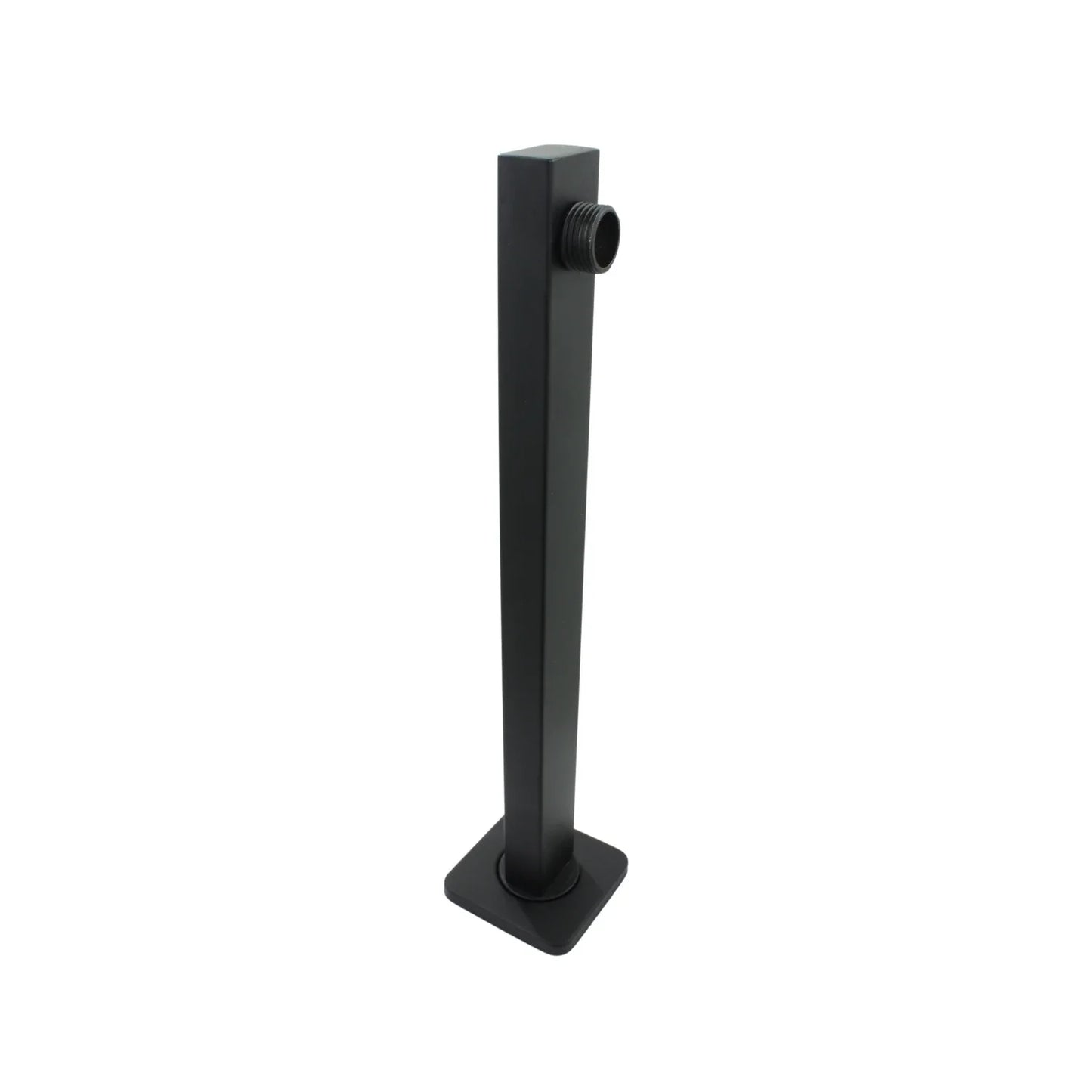 Brazo para regadera satinado con chapetón 15 cm 45º Metalflu 13100