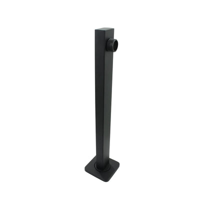 Brazo para regadera satinado con chapetón 15 cm 45º Metalflu 13100