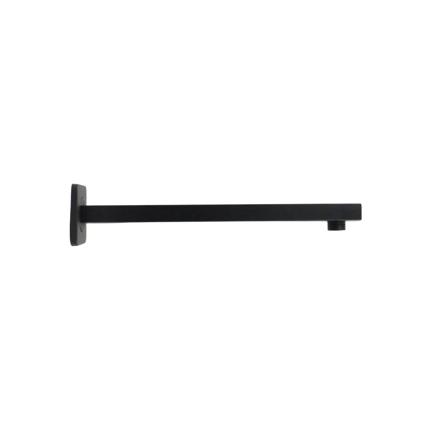 Brazo para regadera satinado con chapetón 15 cm 45º Metalflu 13100