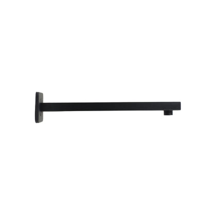 Brazo para regadera satinado con chapetón 15 cm 45º Metalflu 13100