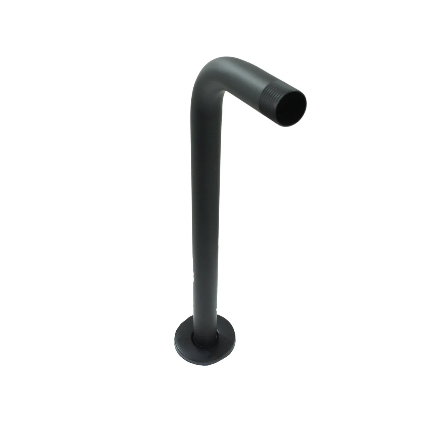 Brazo para regadera 40 cm negro mate Metalflu 27314