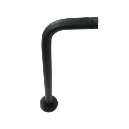 Brazo para regadera 40 cm negro mate Metalflu 27314