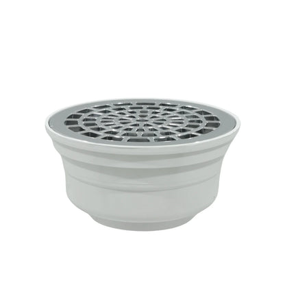 Coladera universal con rejilla cromada Metalflux 11019